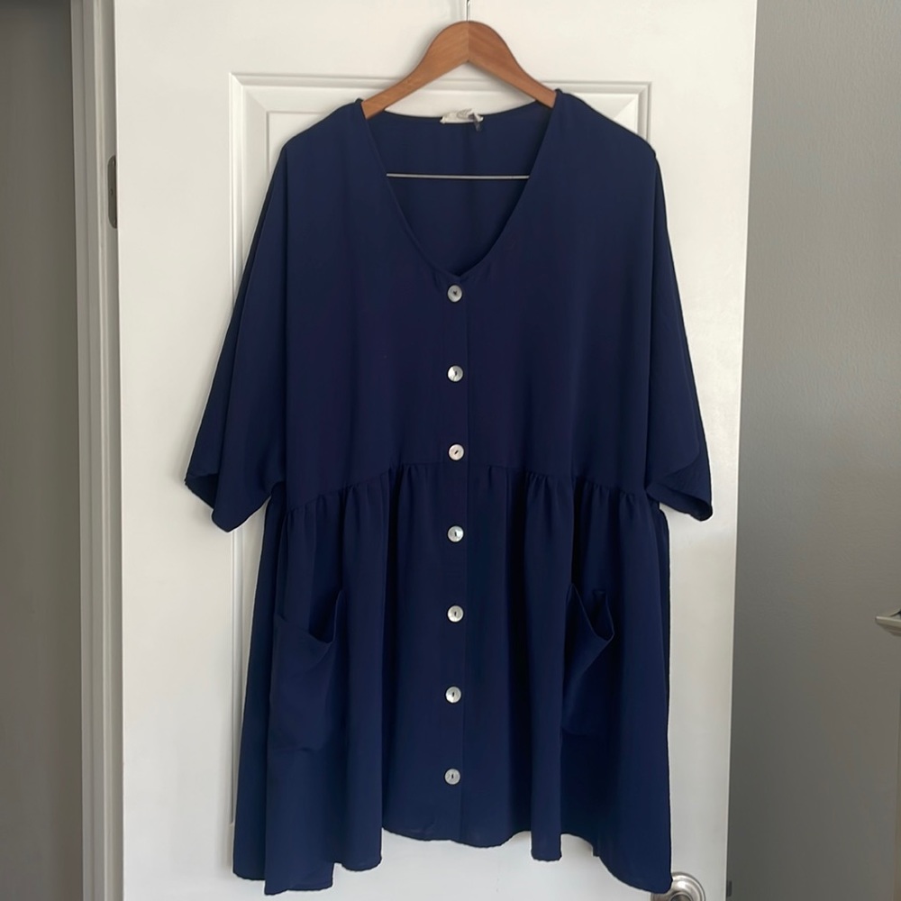 Entro Navy Dress